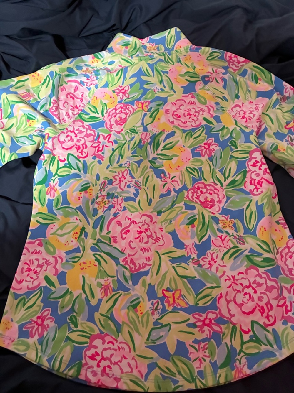 Lilly Pulitzer Multicolor Floral Pullover - Pink, Blue, Green, Yellow - Picture 6 of 6